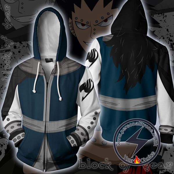 Fairy Tail Gajeel Zip Up Hoodie Jacket